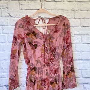 Floral Target Romper